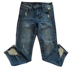 Liverpool  - The Kennedy Crop Straight denim blue crop/capris jeans - Size 26